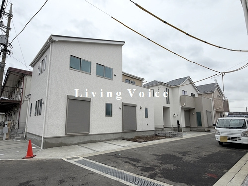【仲介手数料０円】厚木市愛甲東3丁目　新築一戸建て　6号棟　全6棟の外観|全体　厚木市愛甲東3丁目　新築一戸建て　全6棟