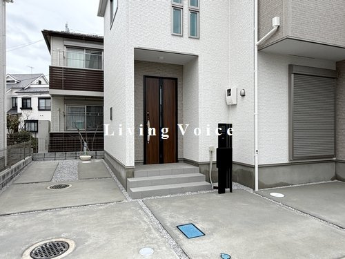 【仲介手数料０円】厚木市愛甲東3丁目　新築一戸建て　6号棟　全6棟のエントランス|厚木市愛甲東3丁目　新築一戸建て　全6棟