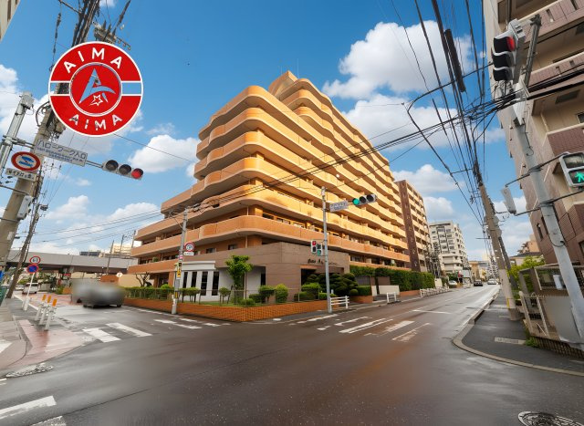ライオンズシティ姪浜の駐輪場|屋根付きの駐輪場で、自転車を雨から守れます。