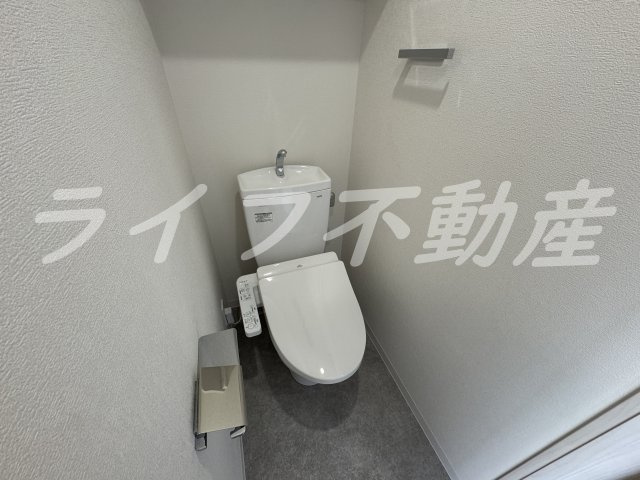 リヴェント玉造のトイレ|ゆったりとした空間のトイレです