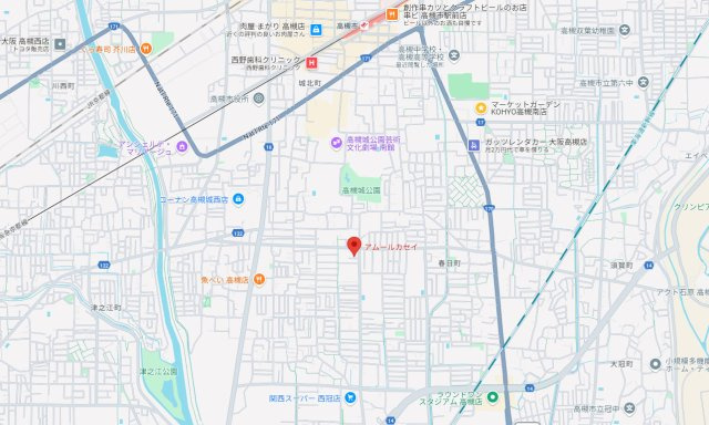 アムールカセイの地図