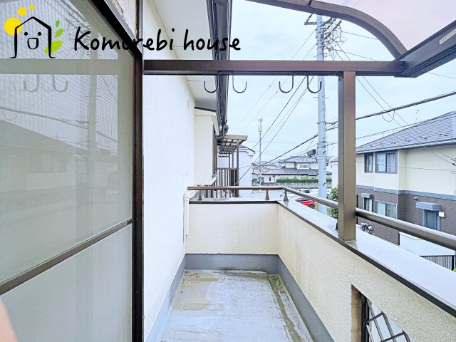 鴻巣市宮地2丁目　中古一戸建てのバルコニー|26.7.13　撮影済み