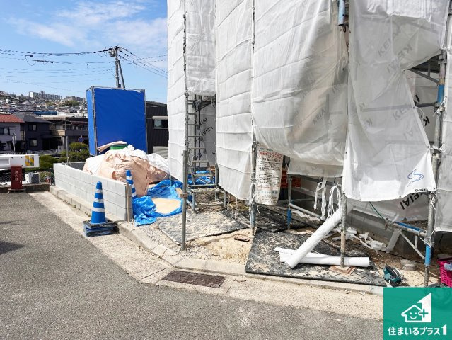 神戸市垂水区山手　第1期　新築一戸建ての外観|現在の進捗状況です！順調に作業進行中、完成が待ち遠しいです！詳細の間取り等、お気軽にお問い合わせください！