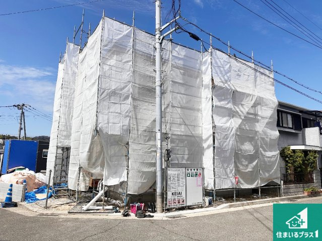 神戸市垂水区山手　第1期　新築一戸建ての外観|現在の進捗状況です！順調に作業進行中、完成が待ち遠しいです！詳細の間取り等、お気軽にお問い合わせください！