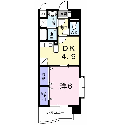 レルベ保田窪の間取り