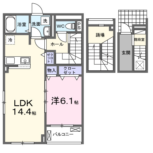 アバンツァートⅠの間取り