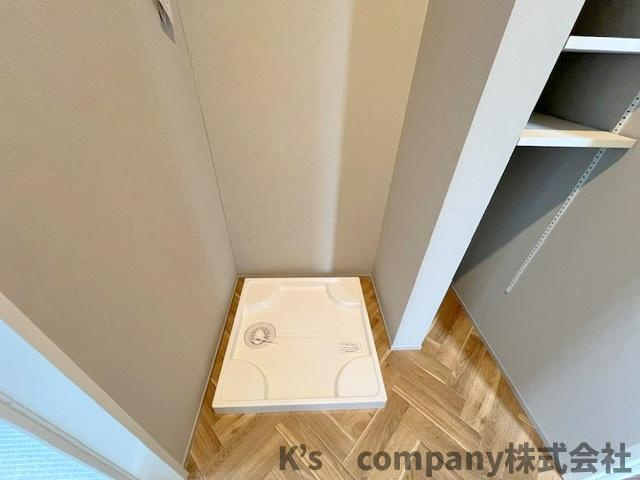 茅ヶ崎市赤羽根　新築戸建のランドリースペース|洗濯機置き場♪