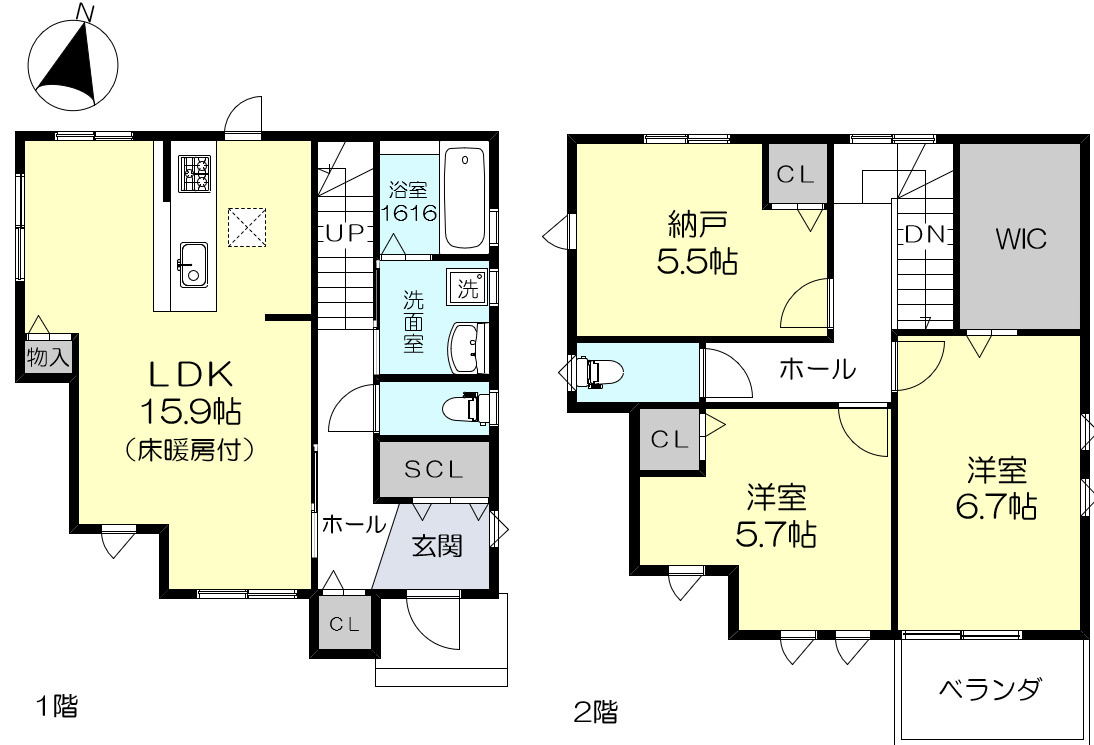 ☆明石市大久保町茜3丁目　戸建☆の間取り