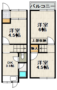 CREA中野町の間取り