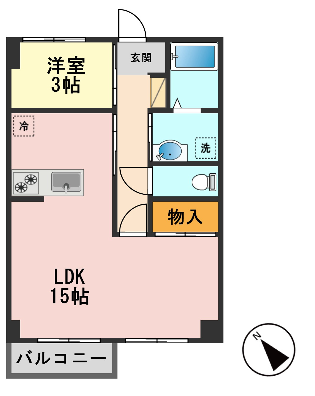 パールロイヤルYUKIの間取り