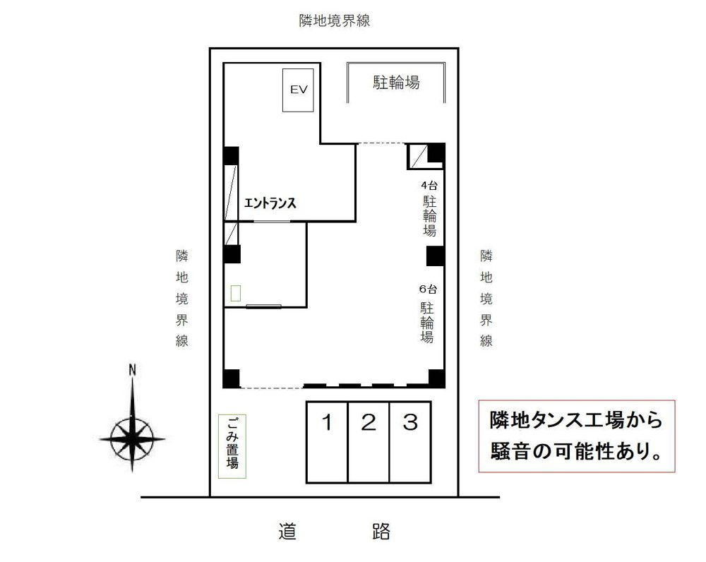 ラタンの駐車場