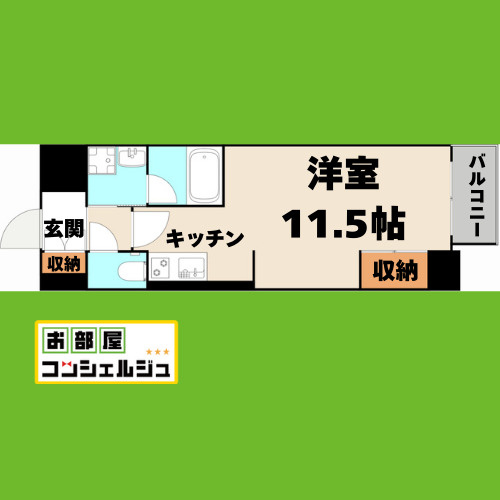 グラヴィス鶴舞の間取り
