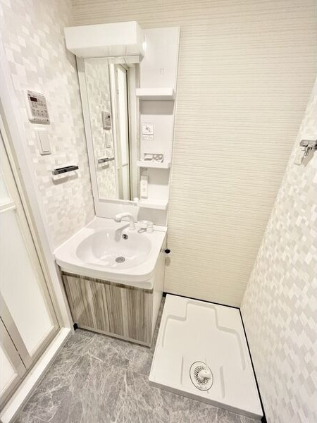 S-RESIDENCE金山Westの洗面所