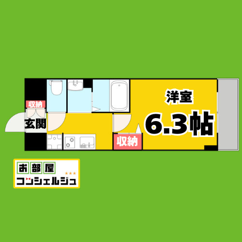 ラグゼナ上前津の間取り