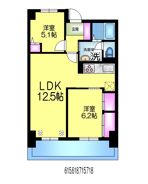綾瀬プルミエの間取り