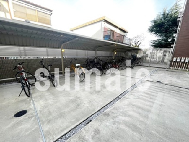 ブラウンヒルズのその他共用部分|駐輪場です。