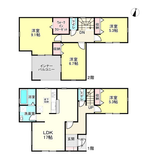 【間取り】 | 姫路市青山7期/全4棟