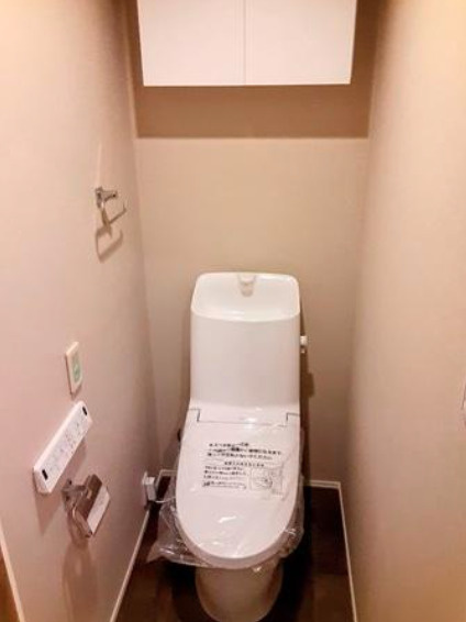 プリマドムス立花　５階　角部屋　リノベション済のトイレ