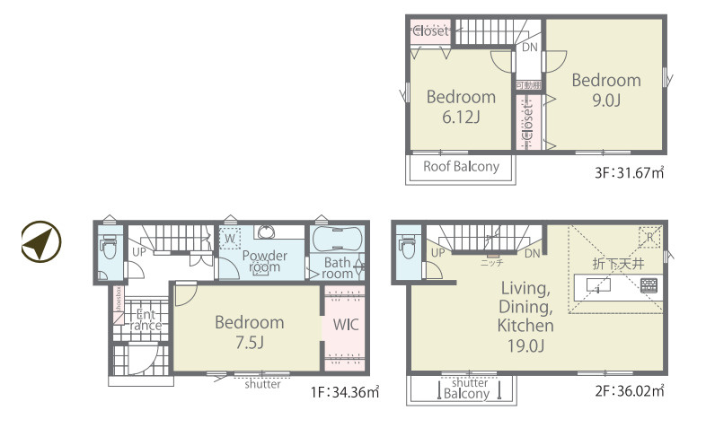 さいたま市大宮区天沼町2丁目　1期　新築一戸建て　01
