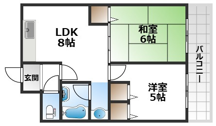 【間取り】 | リーベンドハウス中桜塚