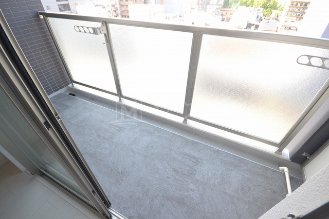 エグゼ天王寺Ⅱのバルコニー