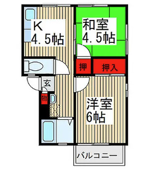 ふじみ野市1棟アパートの間取り
