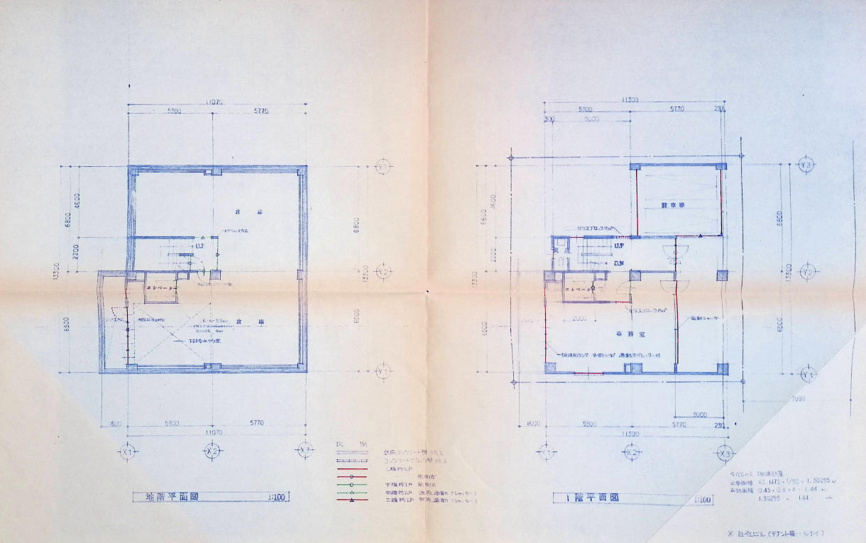 西早稲田1棟事務所ビルの間取り