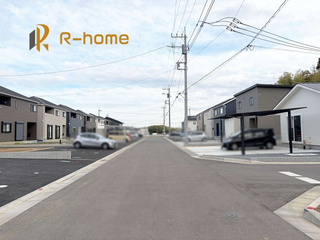 水戸市河和田町第3　新築戸建て　17号棟の前面道路含む現地写真|周辺環境も併せて案内致します♪
ぜひ現地へお越しください♪