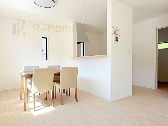 水戸市河和田町第3　新築戸建て　19号棟のキッチン|対面式で会話をしながら家事ができます♪