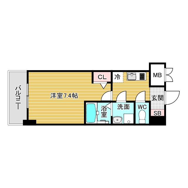アプリーレ中之島の間取り
