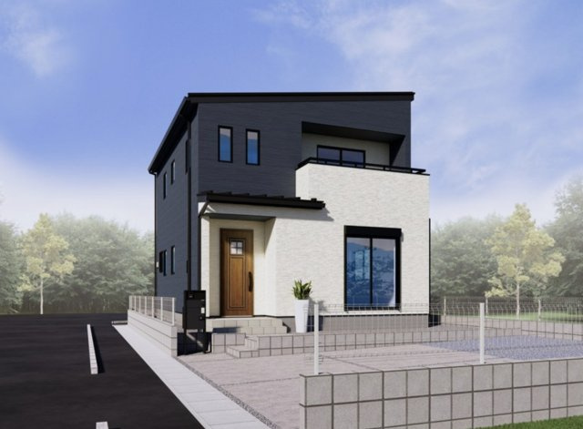 【外観パース】 | 羽生市南羽生2丁目　新築戸建　全3棟　1号棟 | 1号棟