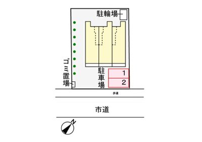 【駐車場】 | プルメリア | 駐車場