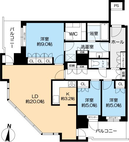 グランフロント大阪オーナーズタワーの間取り