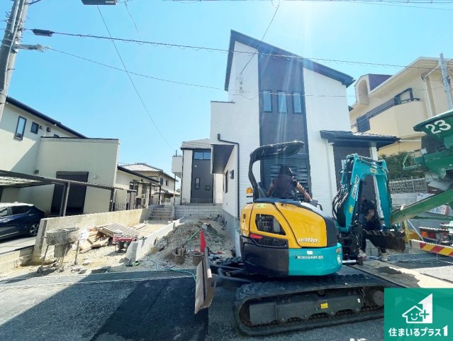 神戸市西区樫野台　新築一戸建ての外観|現在建築中！落ち着いた街並みで新生活を始めることが出来そう！周辺の物件も併せてご紹介させて頂きます！