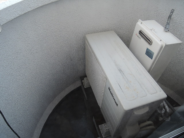 姫路市忍町の賃貸マンションのバルコニー