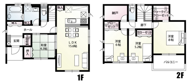 【間取り】 | 羽生市南羽生2丁目　新築戸建　全3棟　3号棟