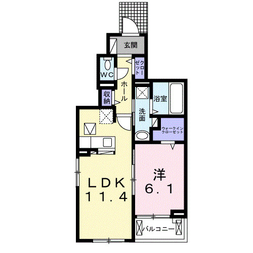 レジオンス阪杉の間取り