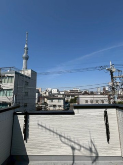 【バルコニー】 | 墨田区文花1丁目売戸建て