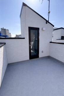 【バルコニー】 | 墨田区文花1丁目売戸建て