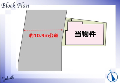 【区画図】 | 墨田区文花1丁目売戸建て