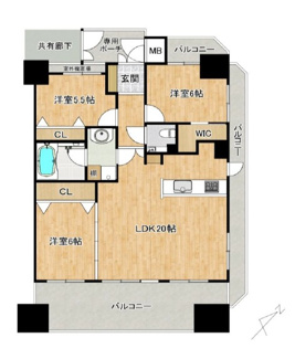 【間取り】 | エスリード野洲第2