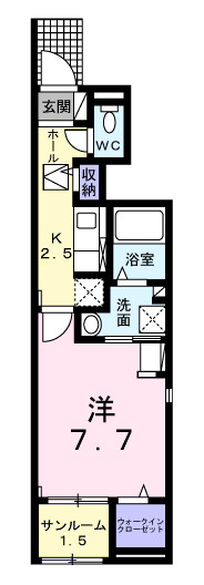 【間取り】 | フォンターナ・ガルボⅡ