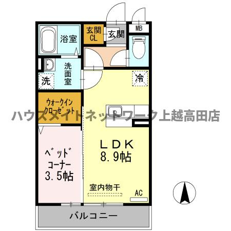 アルトベージョの間取り|間取図