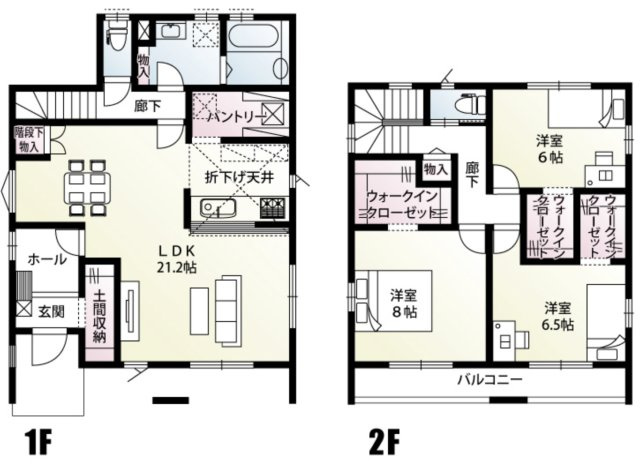 【間取り】 | 久喜市西28区画　新築戸建　全28棟　1号棟