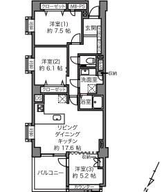 【間取り】 | 参宮橋ペアシティ