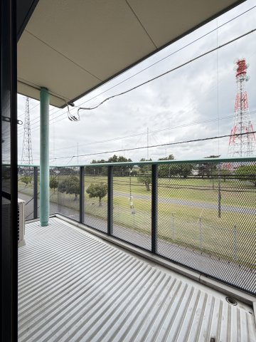 パールタウン岩田４５のバルコニー