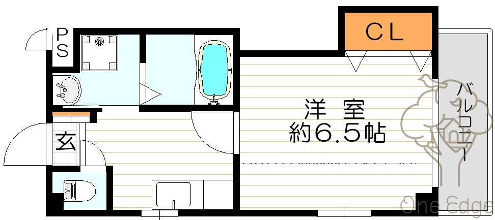 メゾンドアヴェルⅣの間取り