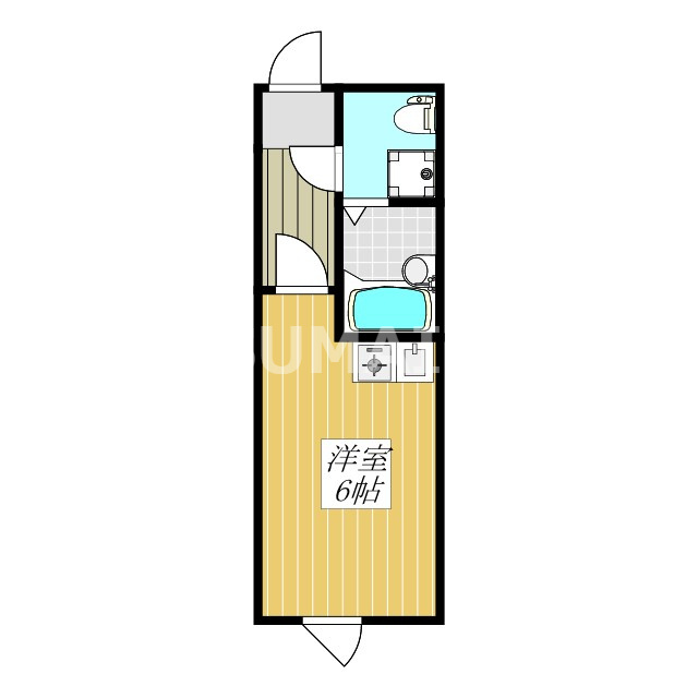 赤羽ベースの間取り|設備充実！ワンルームマンションです！