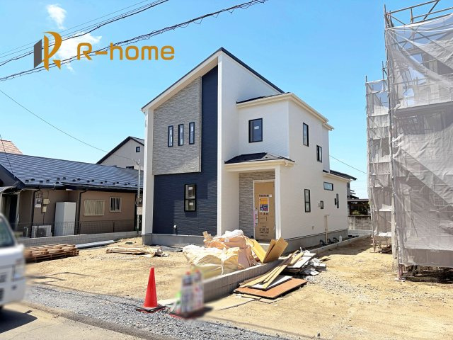 水戸市赤塚1丁目　新築戸建て　3号棟の外観|ご予約を頂ければ、『平日』はもちろん『早朝』や『夜間』もご見学可能です♪お気軽にお申し付けください♪