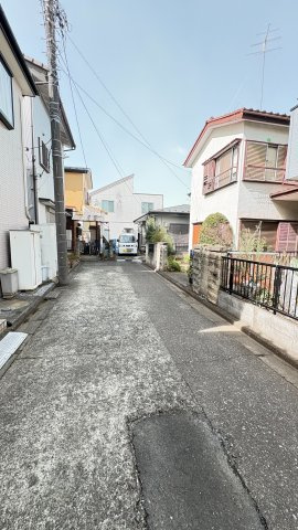 土地　飯能市双柳の前面道路含む現地写真|全面道路約4.0ｍ
